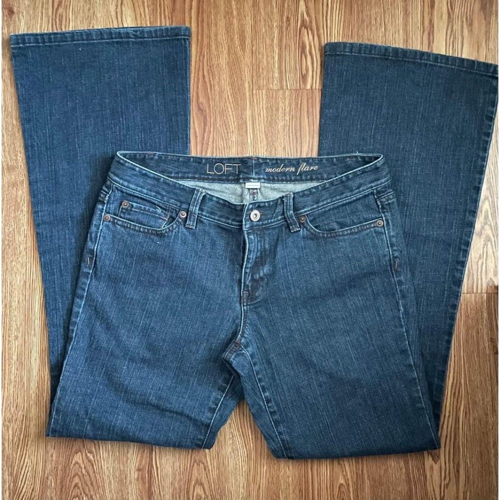 Loft Modern Flare Jeans Size 8